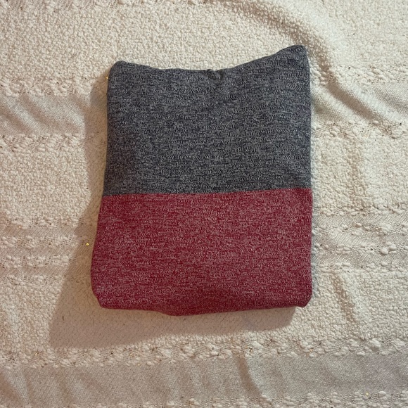 CPO Provisions (Urban Outfitters) Men’s Rd/Gra Henley Hooded Sweater - Picture 2 of 7